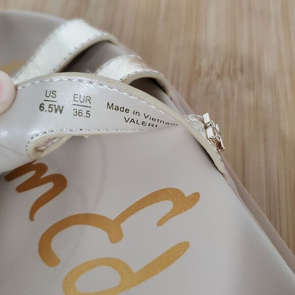 Sam Edelman Metallic Gold Valeri Platform Slide Sandals 6.5W - Picture 6 of 9